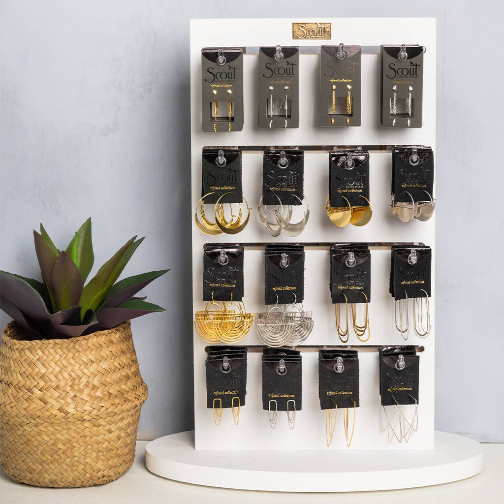 Refined Earring Collection - Sunburst Ear Jacket/Sterling S - Image 5