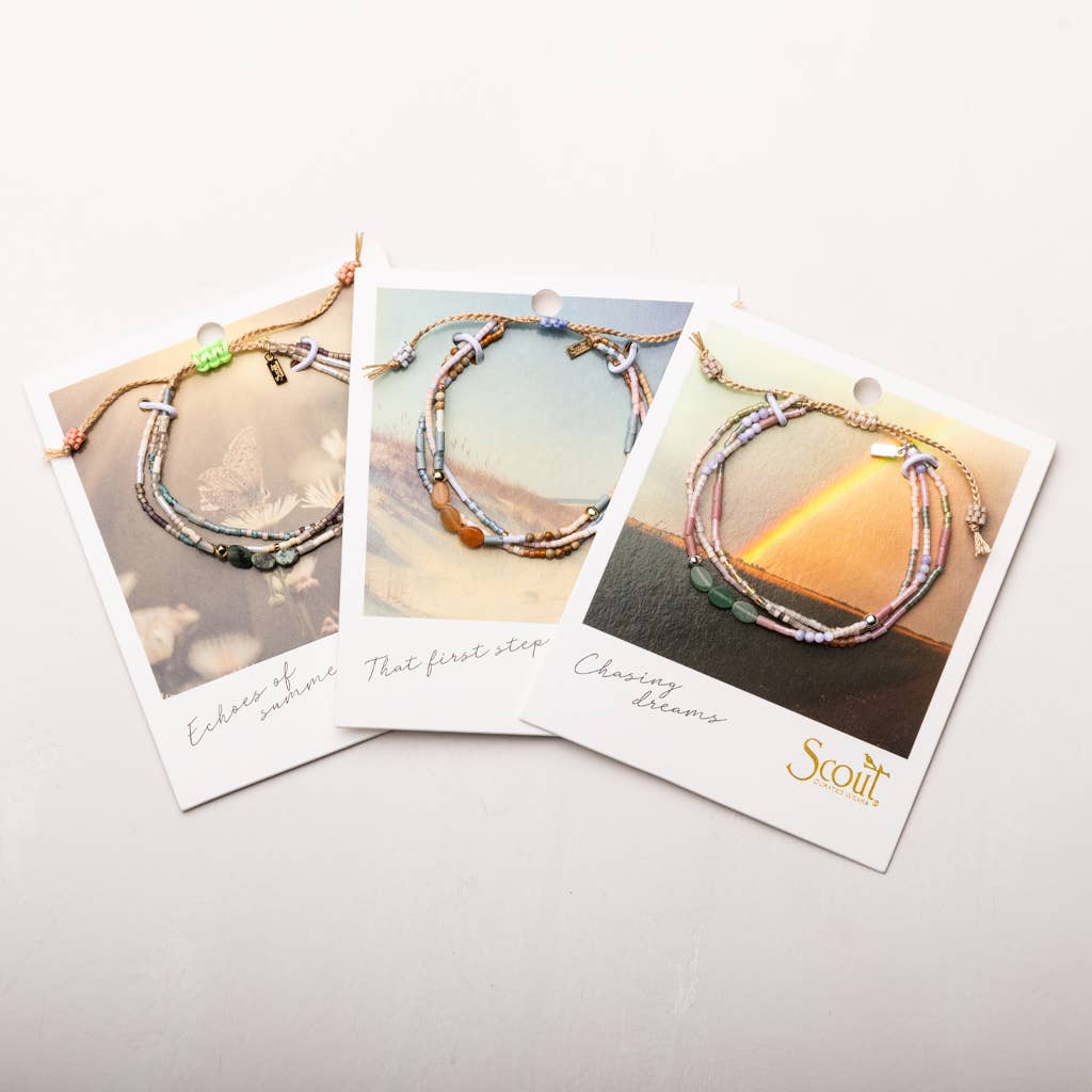 Mixed Media Bracelet - Heart/Rose Quartz/Silver - Image 7