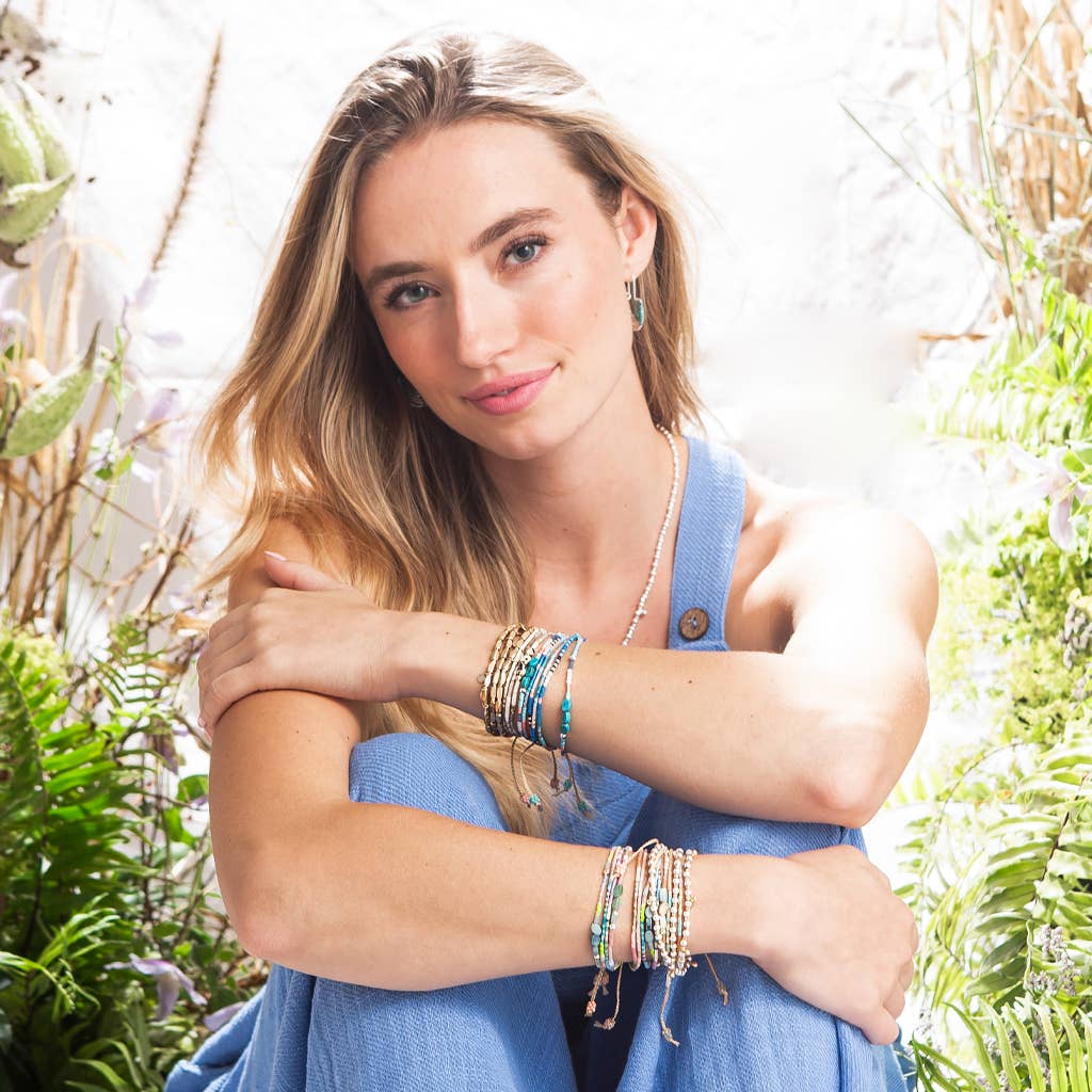 Mixed Media Bracelet - Magic/Labradorite/Gold - Image 6