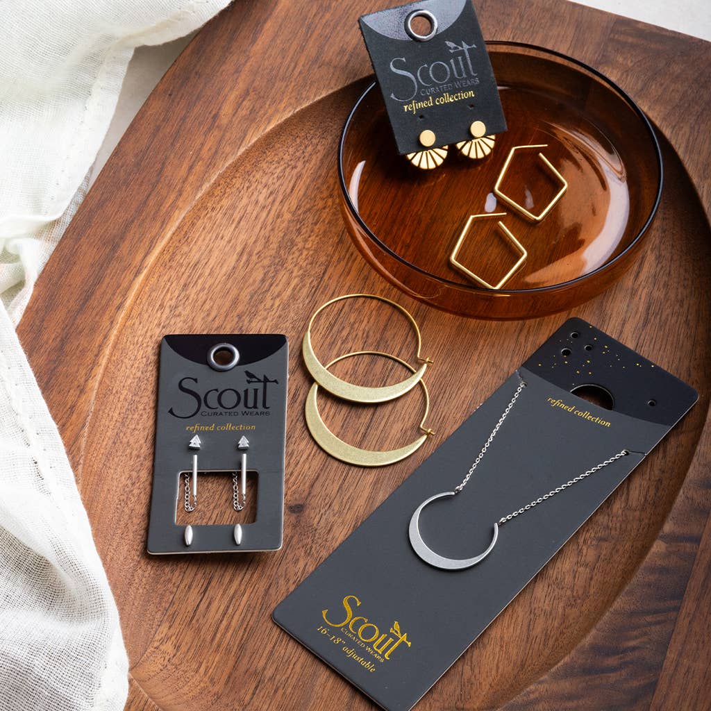 Refined Earring Collection - Sunburst Ear Jacket/Sterling S - Image 4